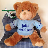 MY FIRST Teddy Bear w/Blue Sweater - hi sunshine I'm on my computer I'm on my computer yeah I'm doing my teddy bear I'm closing down the shopNOT AVAILABLE