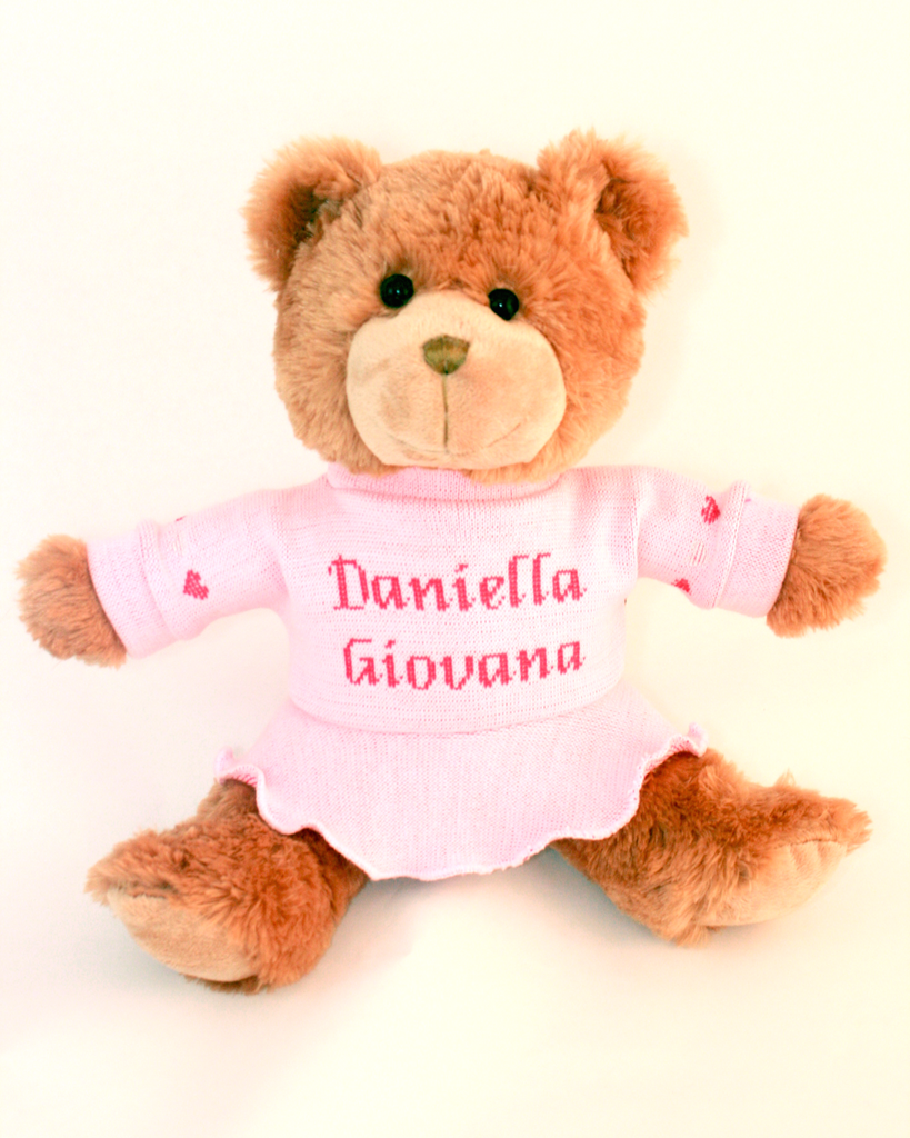 Teddy bear with on sale name